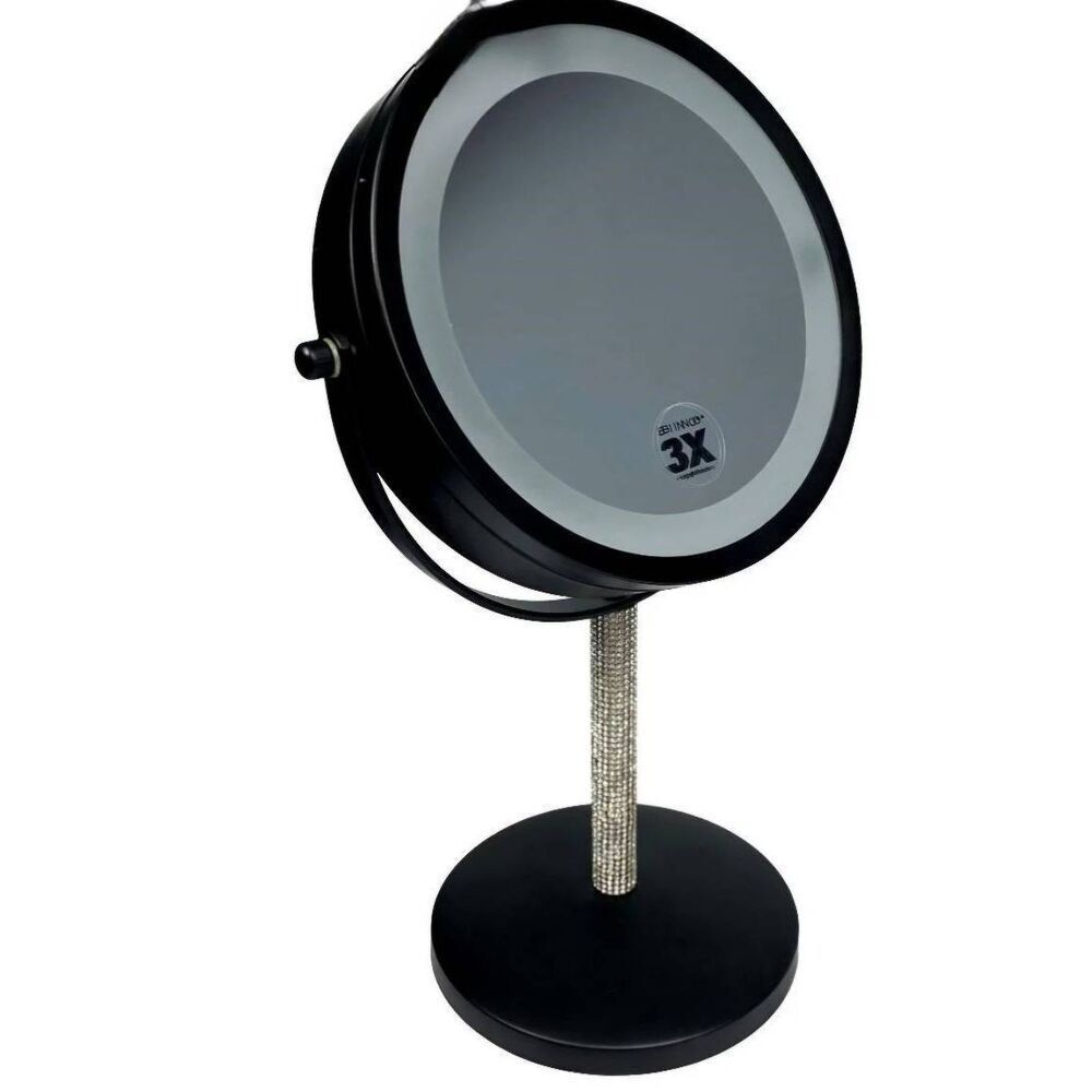 Chateau Rhinestone Encrusted Vanity Table Mirror